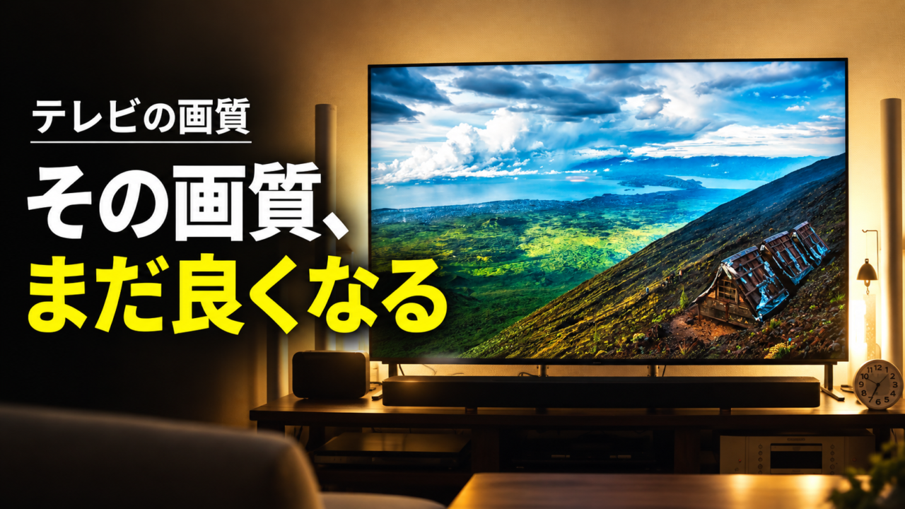 テレビの画質を良くする設定8選｜4Kテレビが暗い・ぼやける・色がおかしい時の改善方法